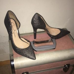 Sexy sparkly heels